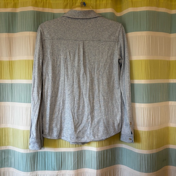 Faherty All Time Shirt Blue Heather Twill Sz XSmall - Picture 8 of 9